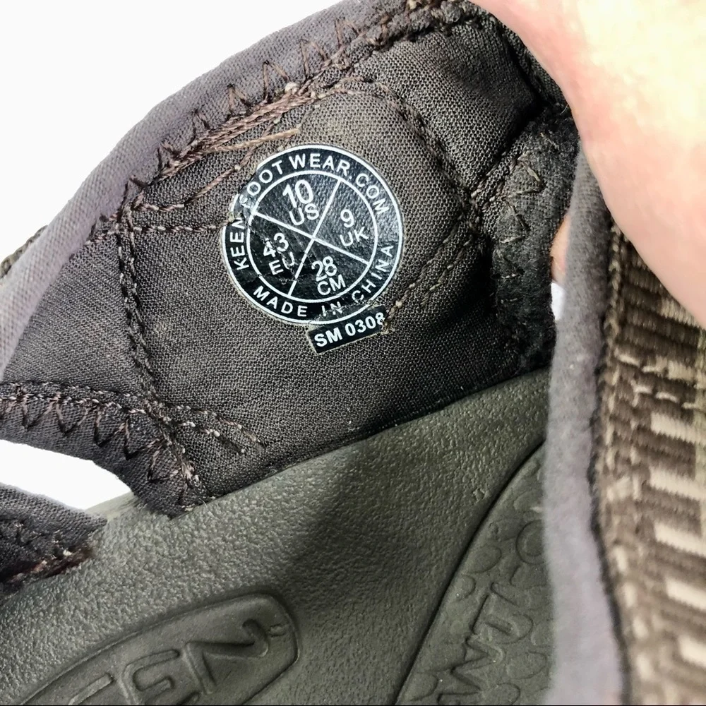 Keen Newport H2 Black Olive water shoes sandals men’s 10